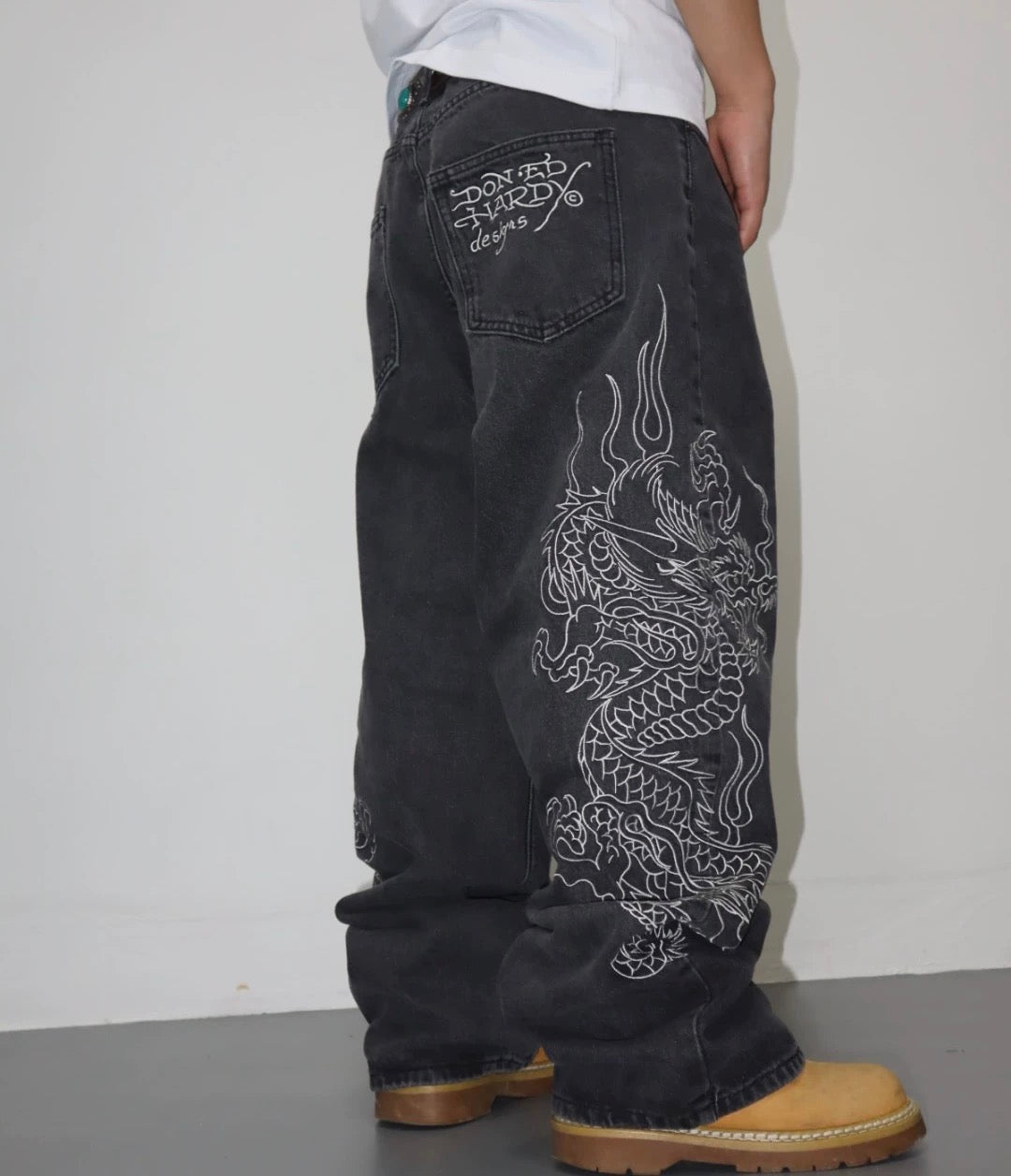 Ed Hardy Stitch Logo Jeans