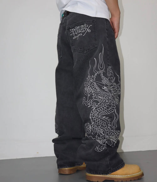 Ed Hardy Stitch Logo Jeans