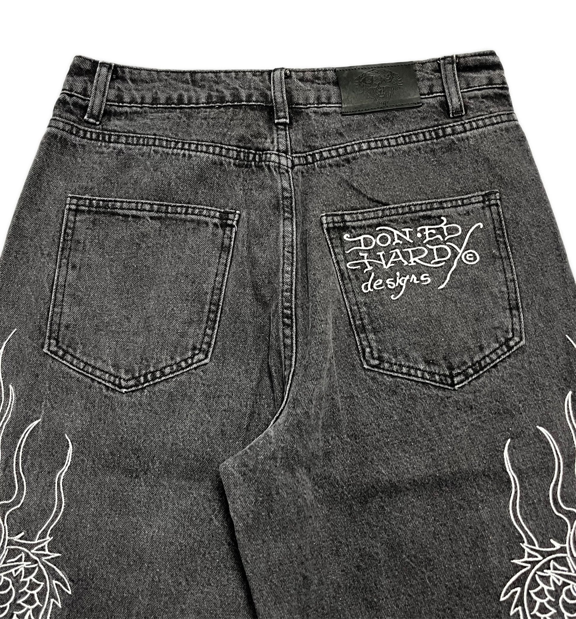 Ed Hardy Stitch Logo Jeans
