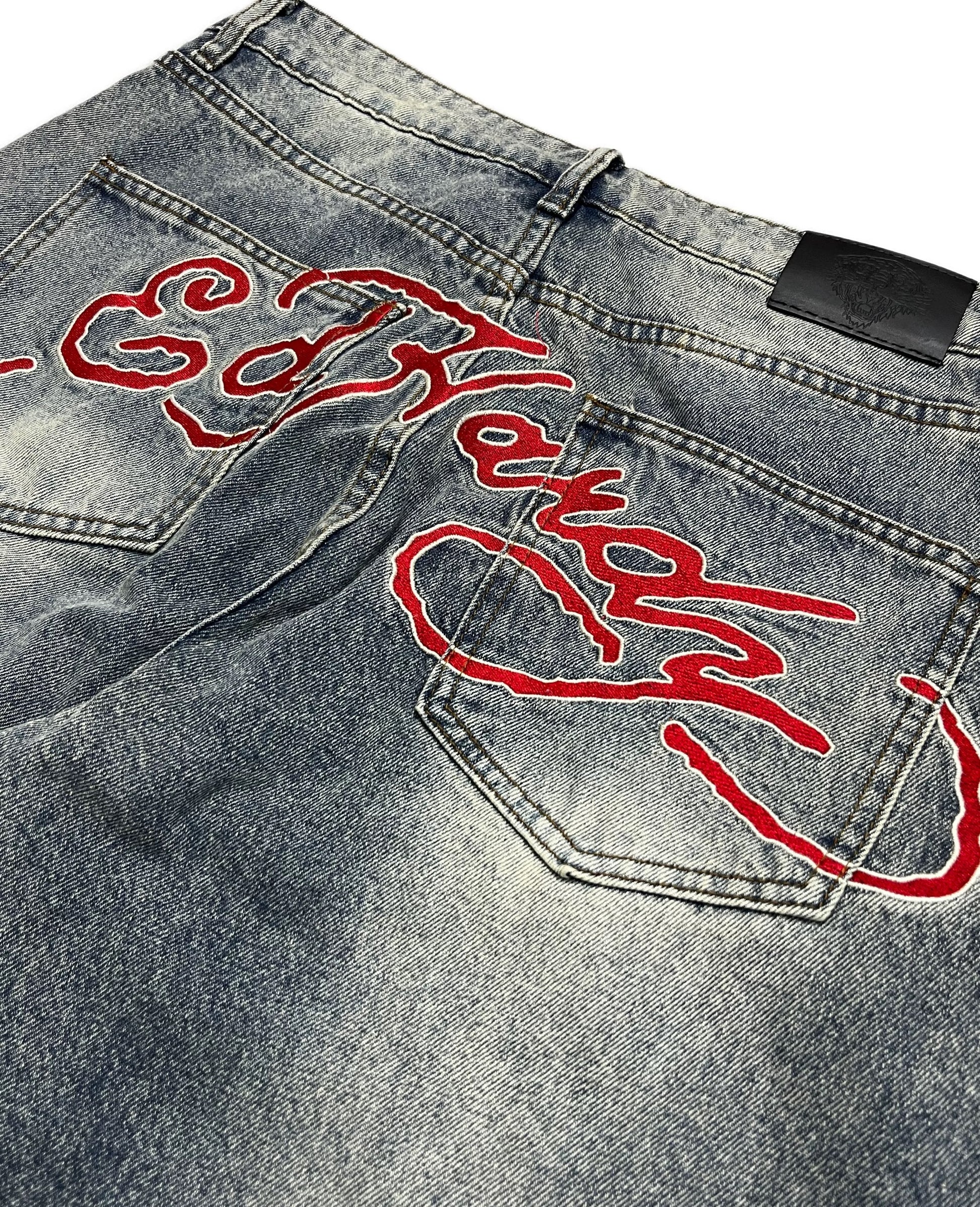 Ed Hardy Stitch Logo Jeans