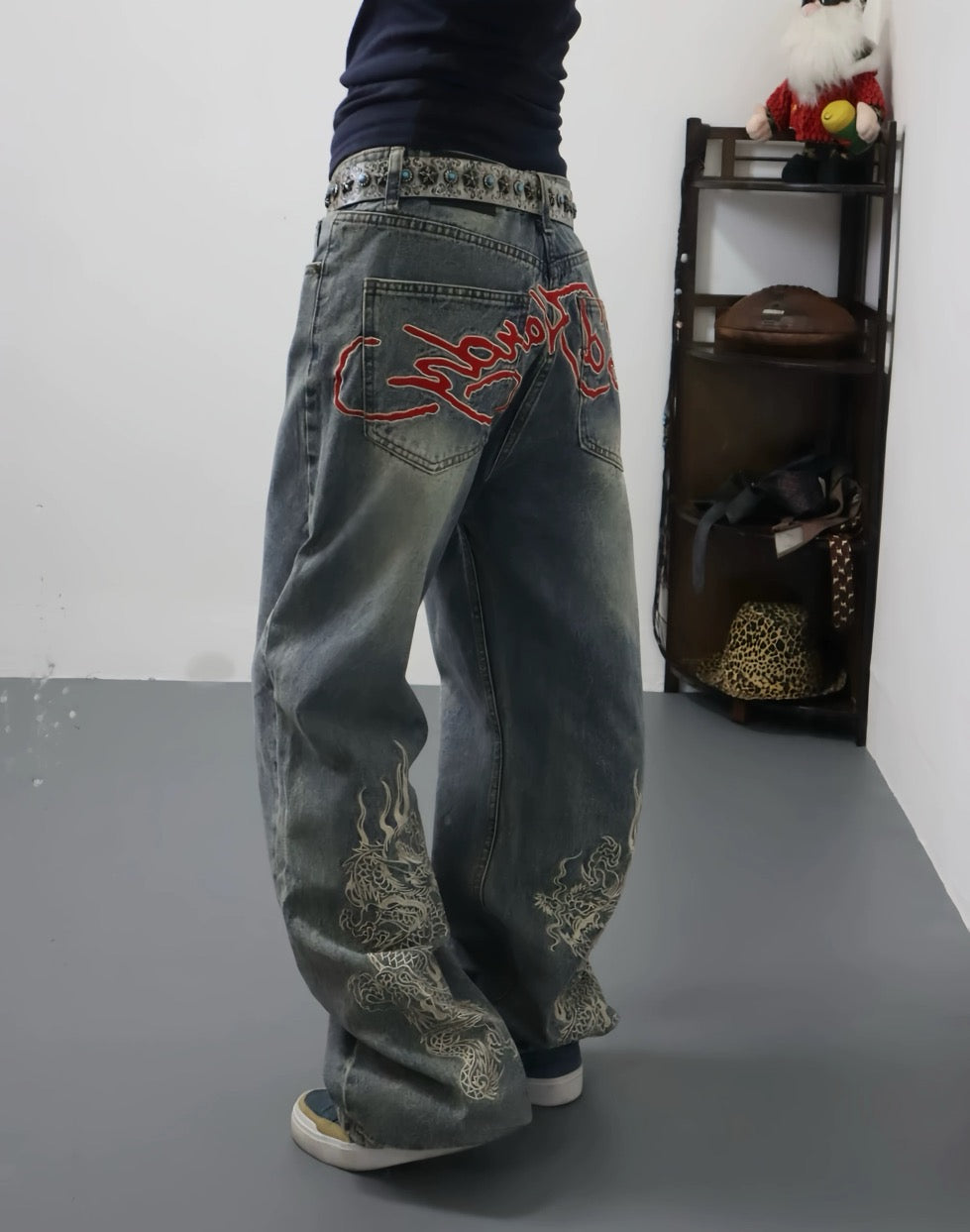 Ed Hardy Stitch Logo Jeans