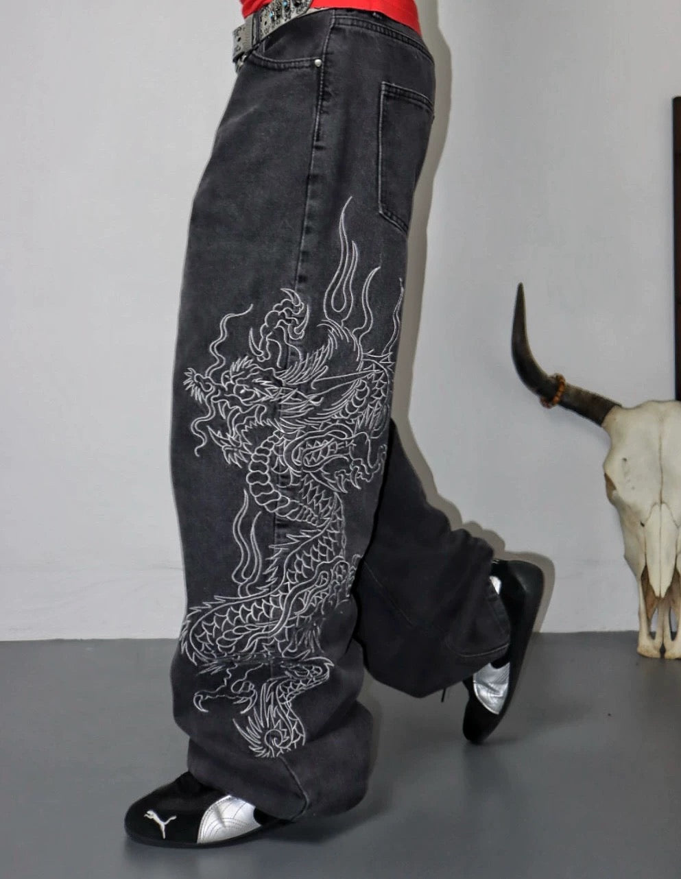 Ed Hardy Stitch Logo Jeans